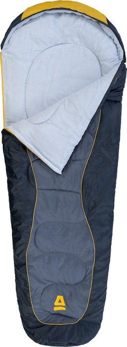 Abbey Camp Mummie Slaapzak - Waterafstotend - 220 x 80 cm - Grijs