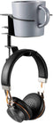 SpeaKa Professional SP-HCH-120 Koptelefoonhouder Geïntegreerde kabelvoering Zwart