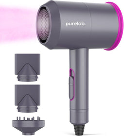 Purelab Föhn Qumax - Haarföhn 2000W - Ionentechnologie Coolshot - Zwart