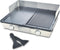 Solis Deli Grill 7951 - Grill- en Bakplaat - Xylan Anti-Aanbaklaag - RVS/Zilver (2 stuks)