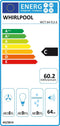 Whirlpool WCT64FLSX - Inbouw afzuigkap - 53 cm - Roestvrij staal - Zuigvermogen 332 m3/h - Geluidsniveau 64 dB(A)