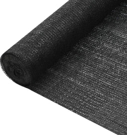 vidaXL - Privacynet - 75 - g/m² - 1,8x25 - m - HDPE - zwart