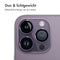 imoshion 2 Pack Camera lens protector| - Screenprotector Geschikt voor - |iPhone 14 Pro, iPhone 14 Pro Max| - |Paars|