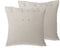 GAURA - Sierkussen set van 2 - Lichtbeige - 45 x 45 cm - Polyester
