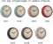 PLINT A/S - Retro wandklok - Wit - Quartz uurwerk