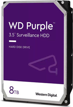 WD Purple - 3.5" HDD - 8TB 5400 RPM SATA III 128MB cache (1x)