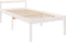 vidaXL - Seniorenbed - massief - grenenhout - wit - 75x190 - cm - Small - Single
