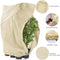 Fleece Plantenhoes 200 x 240 cm Zwart - Vorst- en Weerbescherming
