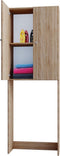 Wasmachinekast ombouwkast Vandol sonoma eiken kleur 178 cm hoog