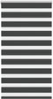 vidaXL - Zebra - rolgordijn - 85x100 - cm - stofbreedte - 80,9 - cm - zwart