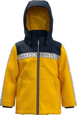 Name it NMMMAX - Jas jongens - Lange mouwen met afneembare capuchon - Kleurblock