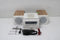 Lenco MC-375WHWD - HiFi-stereosysteem - DAB+ FM-radio Bluetooth CD-speler draadloos oplaadstation - Hout