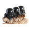 Decoratieve figuren DKD Home Decor Rood Beige Hars Monnik Orientaals (12 x 7,5 x 15,5 cm) (6 Stuks)