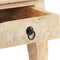 vidaXL - Nachtkastje - 28x28x46 - cm - massief - mangohout