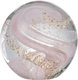 J-Line presse-papier Slinger - glas - goud/roze/wit - small