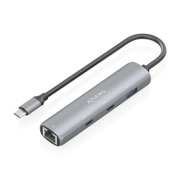 Aisens ASUC-4P040 - Hub USB - USB 3.2 - Grijs