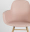 Zuiver Albert Kuip Eetkamerstoelen met armleuning Roze - Set van 2