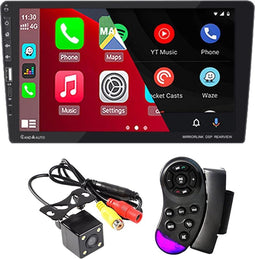 1Din 9" Autoradio Stereo-ontvanger Touchscreen Bluetooth Multimedia Videospeler