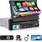 1Din - Touch Car Stereo - 7 Inch - Draadloze Apple Carplay en Android Auto
