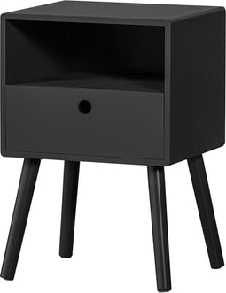 WOOOD Ozzy Nachtkastje Hout Zwart 53x36x30
