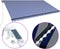 vidaXL - Luifel - met - windsensor - en - LED - 600x300 - cm - blauw - en - wit