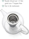 Bredemeijer Minuet Santhee - Glazen theepot 1,5L met filter - Druppelvrij schenken