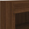 vidaXL - Tv-meubels - met - LED-verlichting - 2 - st - 60x30x30 - cm - bruineikenkleur