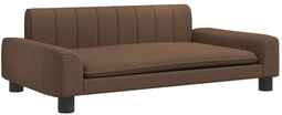 vidaXL - Hondenmand - 90x53x30 - cm - stof - bruin