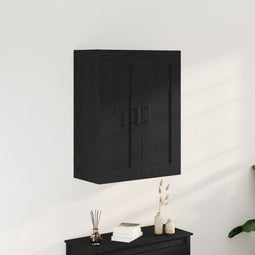 vidaXL - Highboard - Zwart - Eiken - 69,5x34x90 - cm - Gefabriceerd - Hout