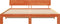 vidaXL - Bedframe - met - Hoofdbord - Gewaxed - Bruin - 180x200 - cm - Massief - Grenenhout