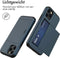 imoshion Hoesje Geschikt voor iPhone 12 Pro / 12 Hoesje - Ruimte voor 2 pasjes - imoshion Backcover met pasjeshouder - Donkerblauw