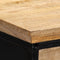 vidaXL - Schrijftafel - 110x50x76 - cm - massief - mangohout