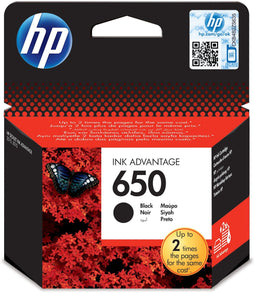 HP 650 - Inktcartridge - Origineel - Zwart