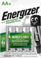 Energizer ENR Recharge Power Plus 2000 AA - Oplaadbare Batterijen - 1000x herlaadbaar (4 stuks)