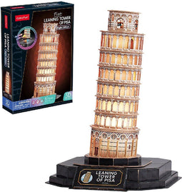 Cubic Fun 3D Puzzel Pisa + Licht 42 Stukjes