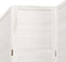 vidaXL - Kamerscherm - met - 4 - panelen - massief - paulowniahout - wit