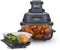 Ninja CRISPi FN101EUGY - 4-in-1 glazen airfryer - 1700W met 2 glazen schalen en 2 crispplaten - Blauw