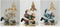 Kerstversiering DKD Home Decor Hars (20 x 9 x 22 cm) (3 Stuks)