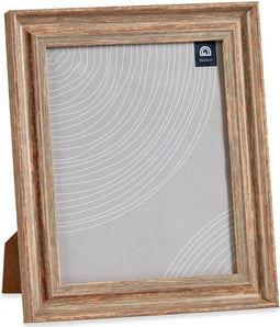 Fotolijsten Koper 26 x 2 x 31 cm Kristal Hout Bruin Plastic