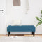 vidaXL - Ligbed - Blauw - 113x57x39 - cm - Velvet