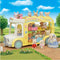 Sylvanian Families 5744 - Regenboogbabybus - Driedekker kinderdagverblijfbus - Geel