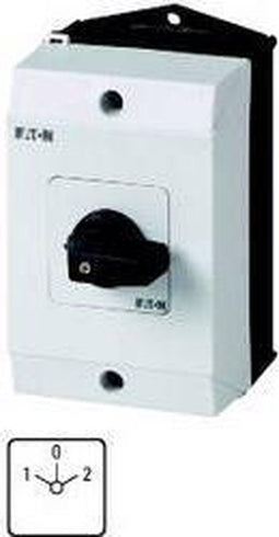 Eaton T0-3-8212/I1 Nokkenschakelaar 20 A 2 x 60 ° Grijs, Zwart 1 stuk(s)