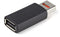 Startech.com USB Data Blocker - Power-Only USB-A Adapter - Veilig opladen zonder dataverlies - Zwart