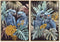 Schilderij Home ESPRIT Papegaai Tropisch Coating 50 x 3,5 x 70 cm (2 Stuks)