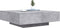 vidaXL - Salontafel - 100x100x31 - cm - bewerkt - hout - betongrijs