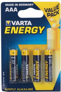 Varta Energy AAA - Batterijen - Alkaline - 4-pack (4 stuks)