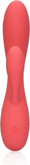 Shots - Loveline LOVE005PNK - Smooth Ultra Soft Silicone Rabbit Vibrator - Astro Dust