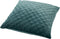 Dutch Decor HARON - Kussenhoes velvet 45x45 cm - Sagebrush Green - groen - effen kleur - met rits - zonder binnenkussen