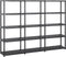 vidaXL - Opbergrek - 5-laags - 213x38x170 - cm - kunststof - zwart