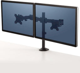 Fellowes Reflex - Bureaumount - Verstelbare hoogte verticaal kantelbaar - Max. 27" (2x)